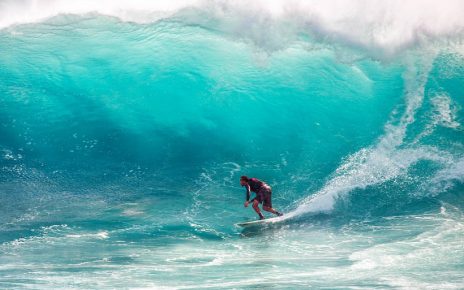 practicar surf