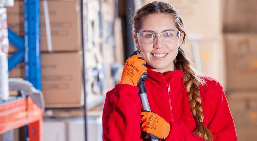 Los uniformes de una empresa de limpieza