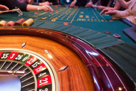 Juego de la ruleta en el casino