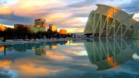 Ciudad de las Artes y la Ciencia en Valencia